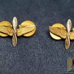 Sterling marked Aircorps lapel wings