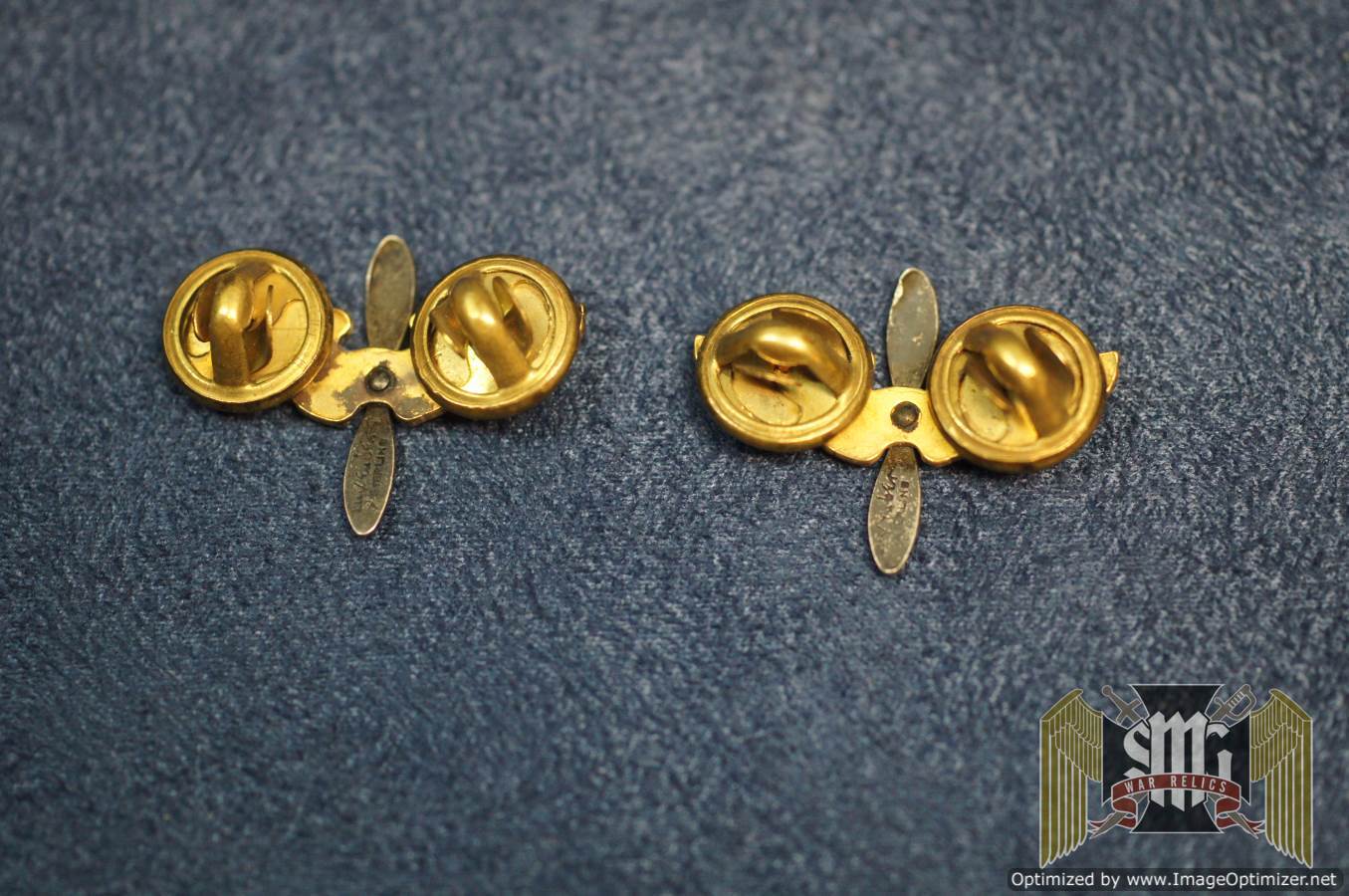 Sterling marked Aircorps lapel wings