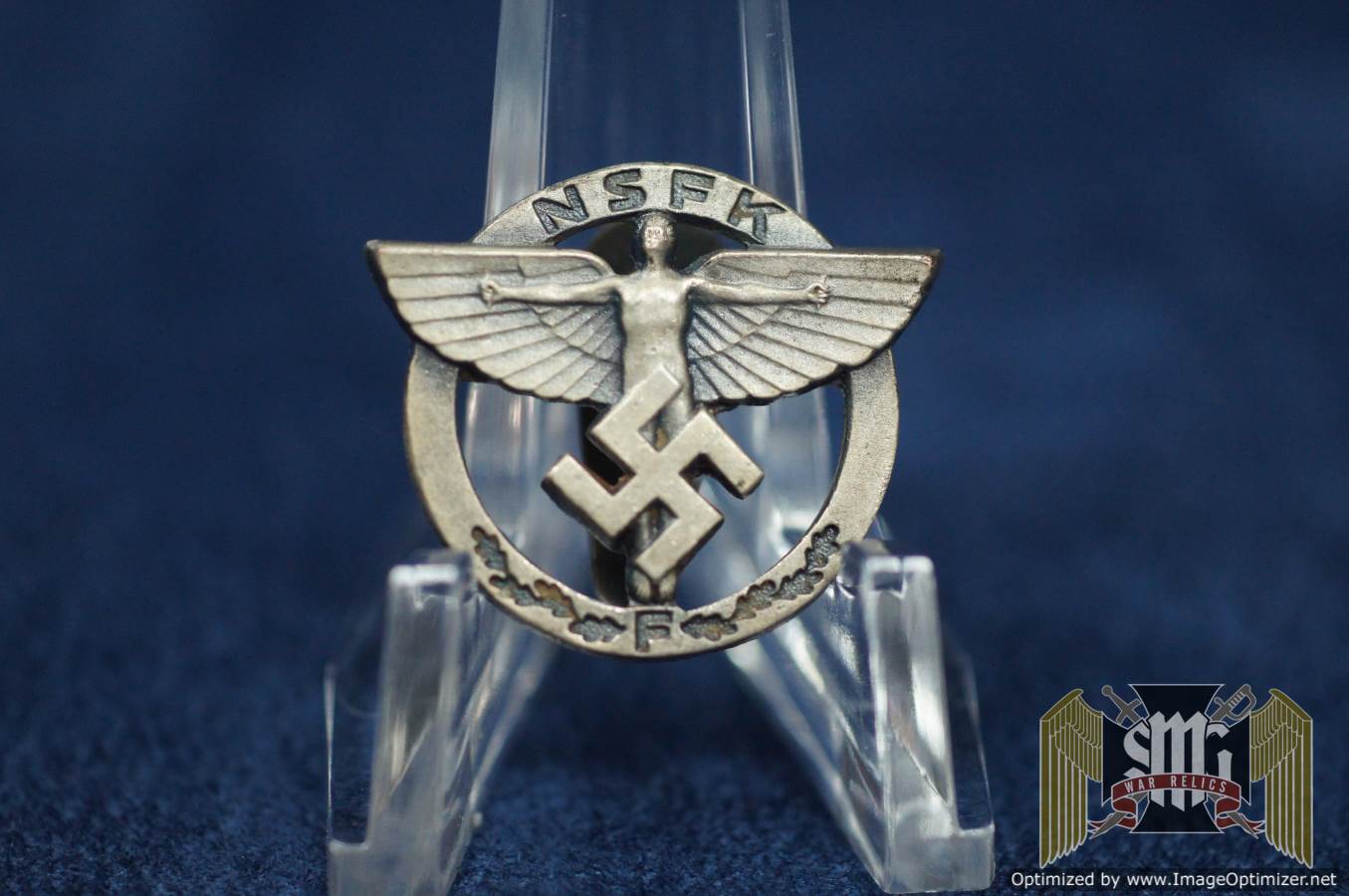 NSFK Members Badge By Gustav Brehmer Button Hole Version