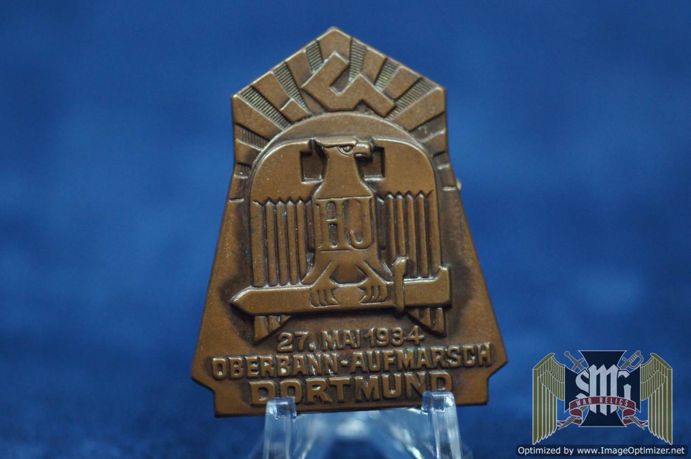 1934 oberbann aufmarsch dortmund hj tinnie