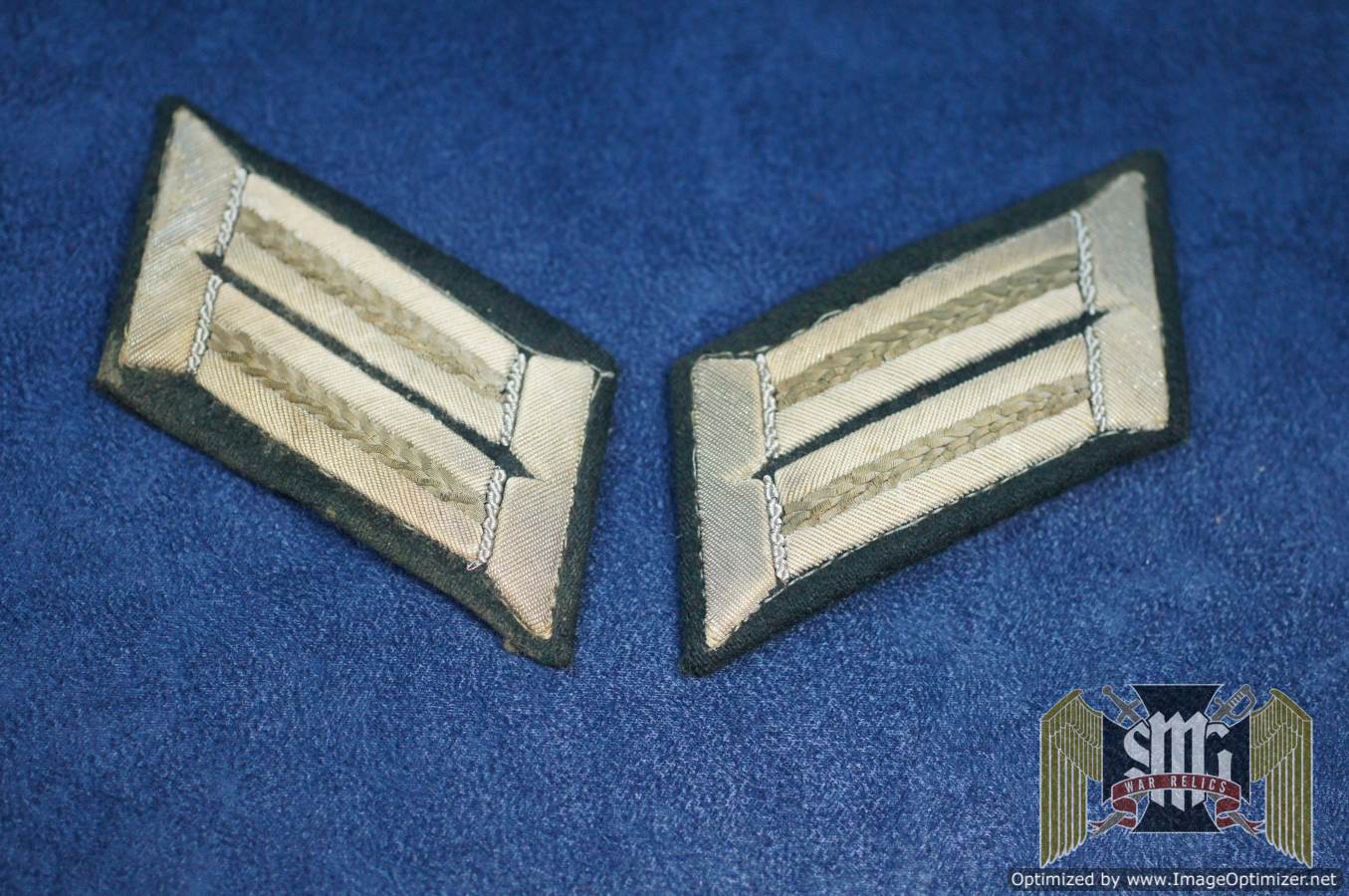 nazi heer officers collar tabs propaganda