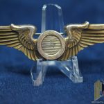 WW2 Pin back US Observer wings marked sterling