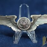 WW2 clutch back US Air Crew wings marked sterling