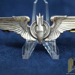 WW2 clutch back US Bomber wings unmarked sterling