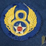 British made Silk 8th aircorps patch