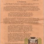 TimberWolf letter from General Allen Marking 6 months in Combat April 23 1945