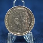 Silver 5 Reichs Mark Nazi coin