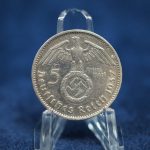 Silver 5 Reichs Mark Nazi coin