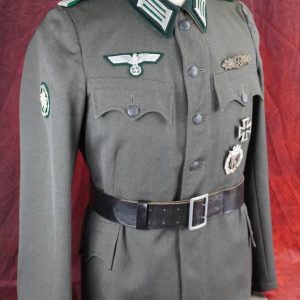 Austrian tunic converted to German Heer