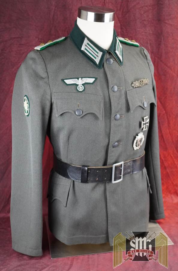 Austrian tunic converted to German Heer