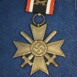War Merit Cross with Swords and ribbon bar