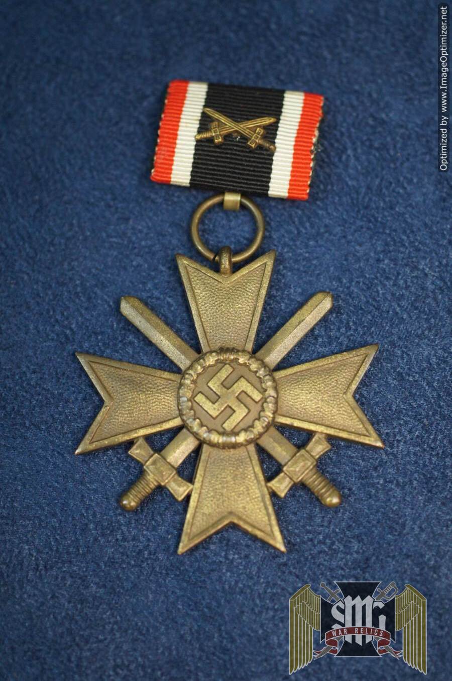 War Merit Cross with Swords and ribbon bar