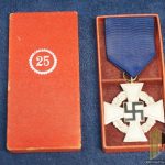 Cased 25 year Faithful service medal