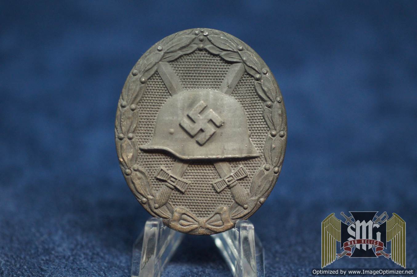 WOUND BADGE IN SILVER BY Klein & Quenzer "65"