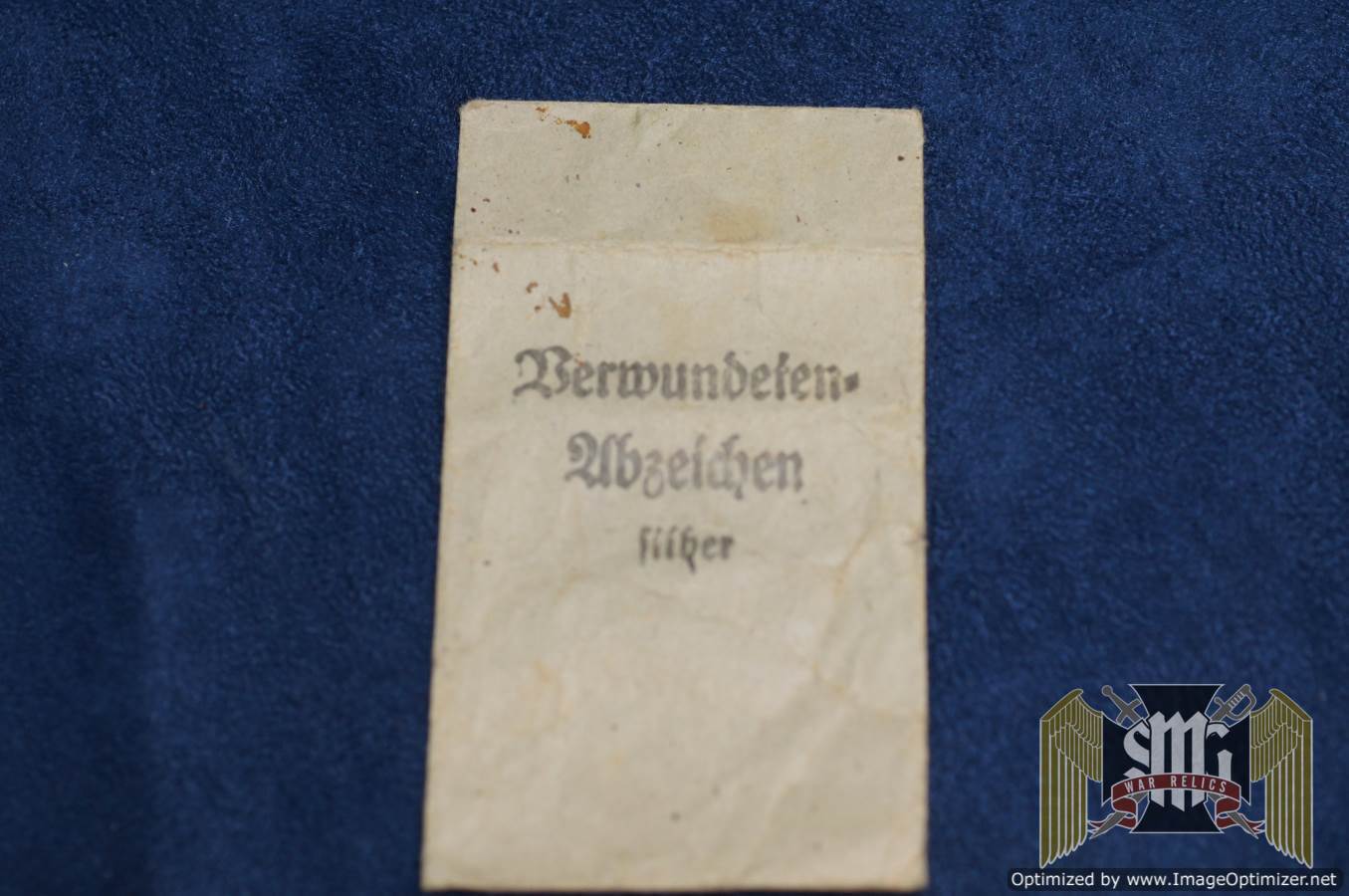 Silver wound badge Packet by Brehmer