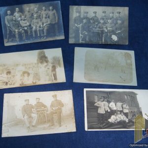 SMGM-3415 WW1 Post Card Lot With Damages, 6 pc