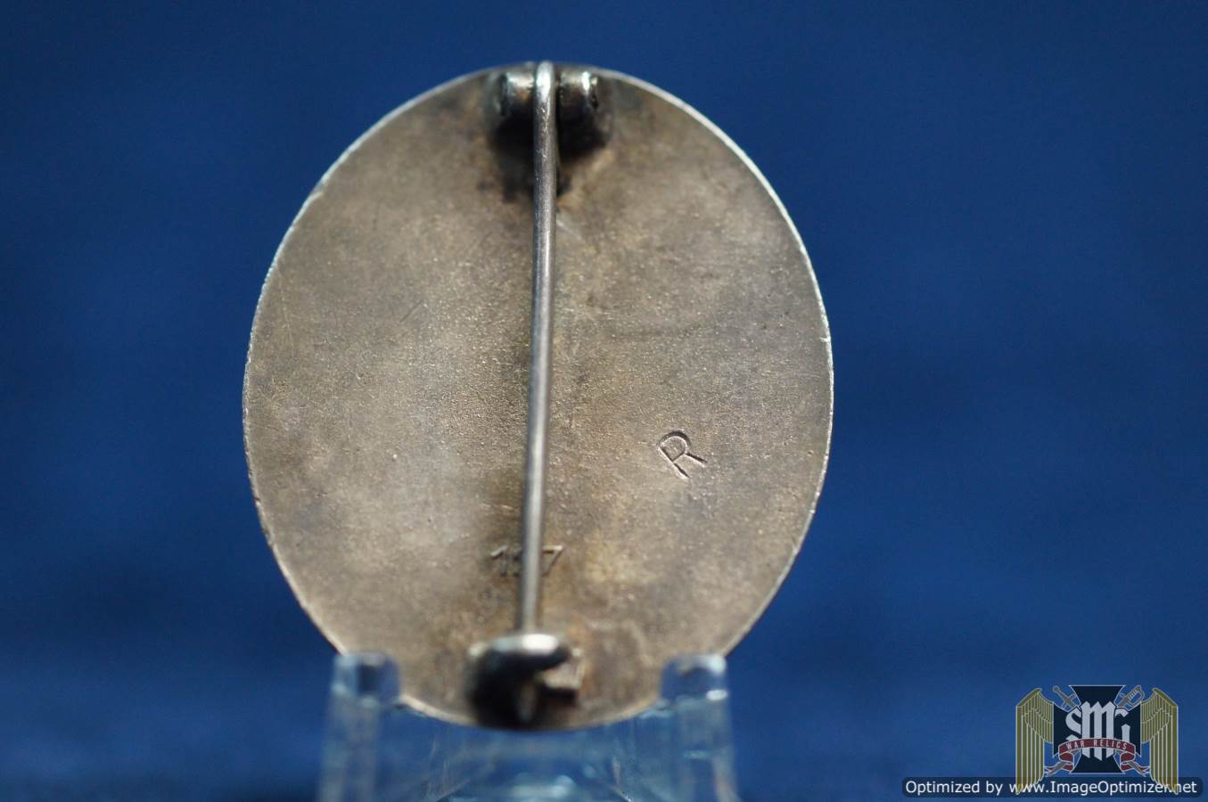 Reproduction silver wound badge