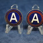 WW2 3rd army Distinctive Unit Insignia matched set