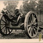 WW1 post card Catastrophic cannon failure