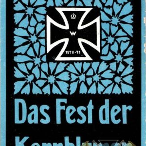SMGM-3373 WW1 post card das fest der Kornblumen