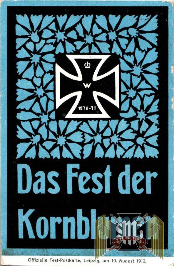 SMGM-3373 WW1 post card das fest der Kornblumen