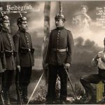WW1 post card Das Heidegrab