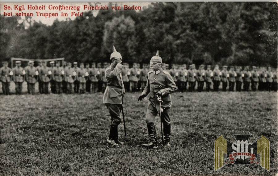 WW1 post card Duke Friedrich Von Baden
