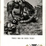 WW1 post card Treu bis in den Tod!