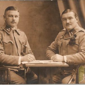 WW1 post card Austrian Officers