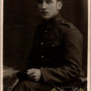 SMGM-3390 WW1 post card Uniform detail