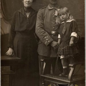 WW1 post card EK2 ribbon