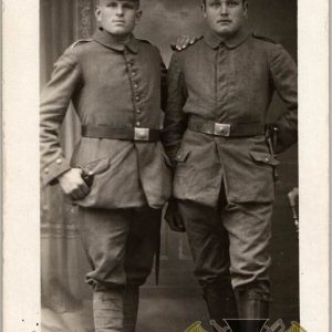 SMGM-3394 WW1 post card two soldiers