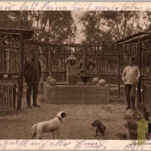 WW1 post card Landwehr Fountain