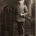 WW1 post card Portrait Uniform detail