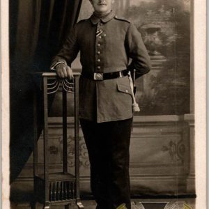 WW1 post card EK2 Ribbon and bayonet