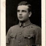 WW1 post card Austrian collar and button Detail