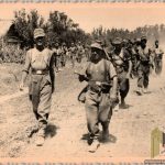 Photo Card Germans Marching