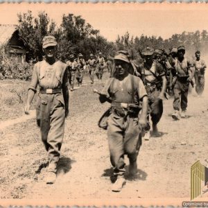 Photo Card Germans Marching