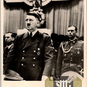 Picture Card Hitler at a speech