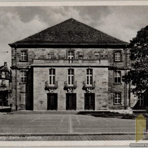 SMGQ-0351 bayreuth ludwig siebert festhalle Postcard
