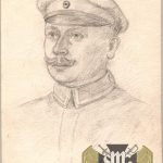 WW1 Hand drawn Portrait in pencil
