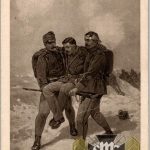 WW1 Postcard Carry the wounded