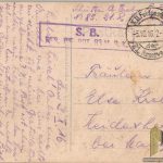 SMGQ-03364 WW1 Postcard Sleeping With Rats