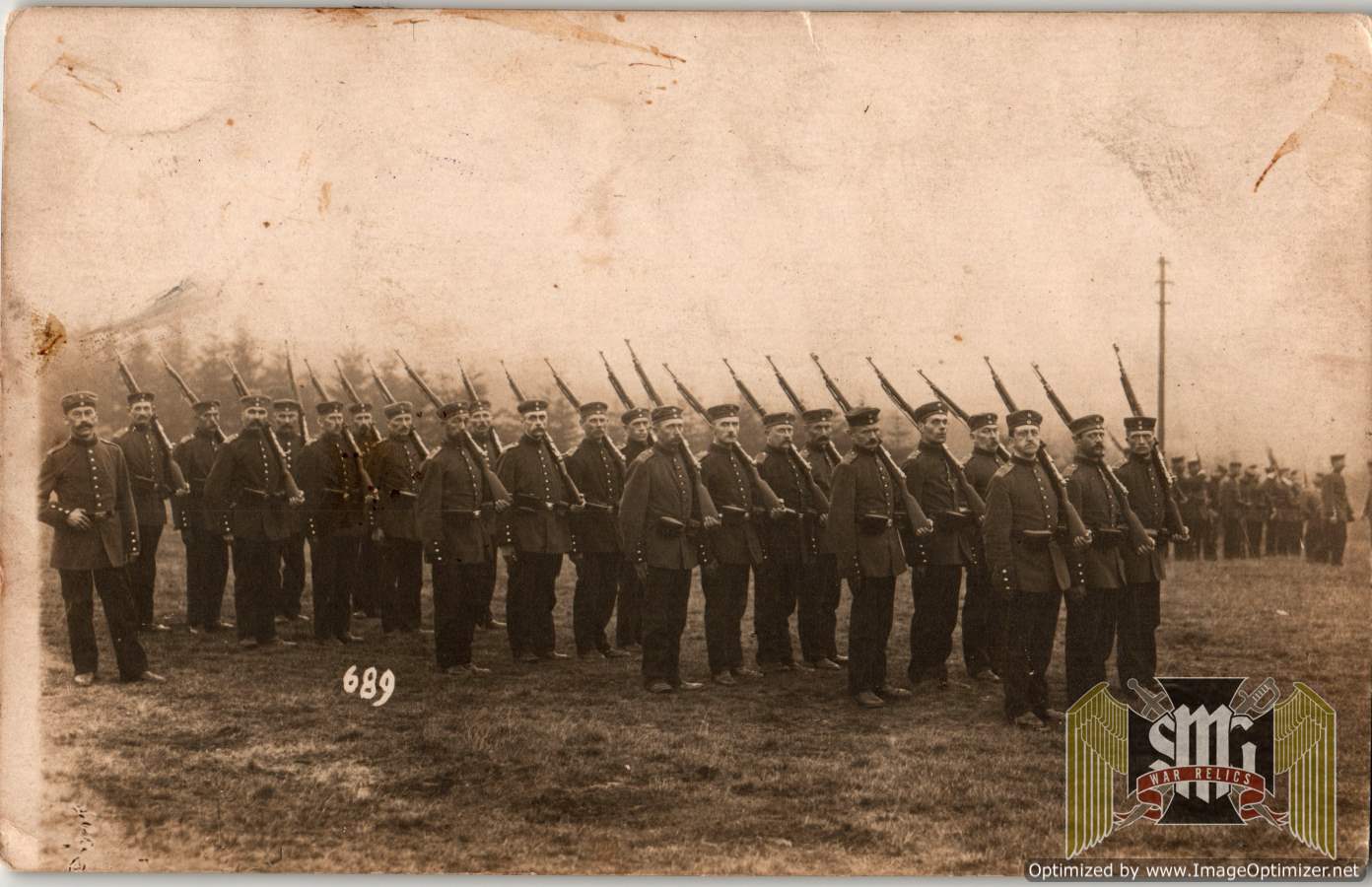 WW1 Postcard Drunk on Wine