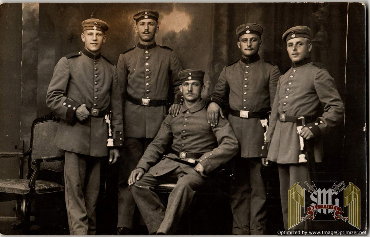 WW1 Postcard 5 soldier portrait