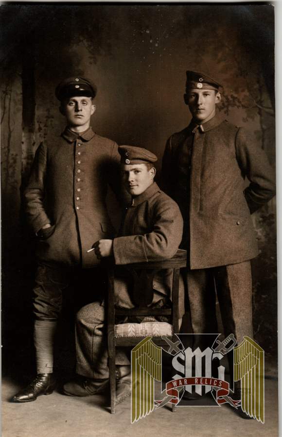 WW1 Postcard Chillin with a Smoke