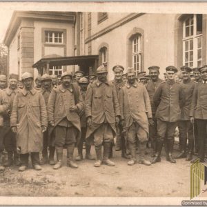 WW1 Postcard French and Germans