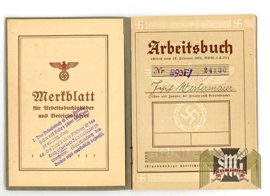 Arbeitsbuch From Josef Westermaier grouping