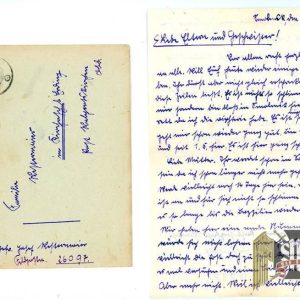 Letters Home From the Josef Westermaier grouping