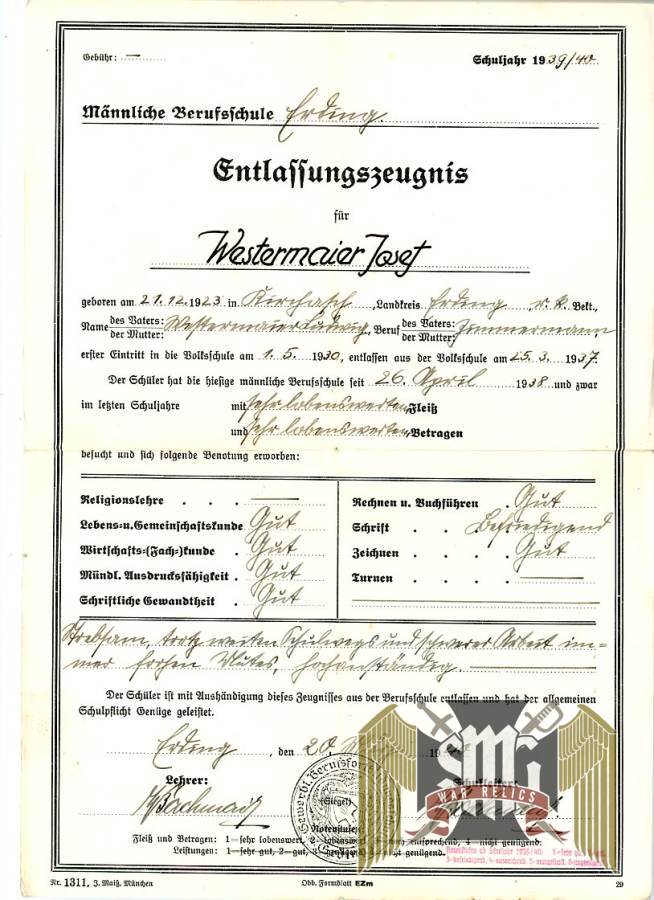 Youth Vaccine documents and School release document From Josef Westermaier grouping
